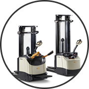 步行式和站駕式電動托盤車堆高機